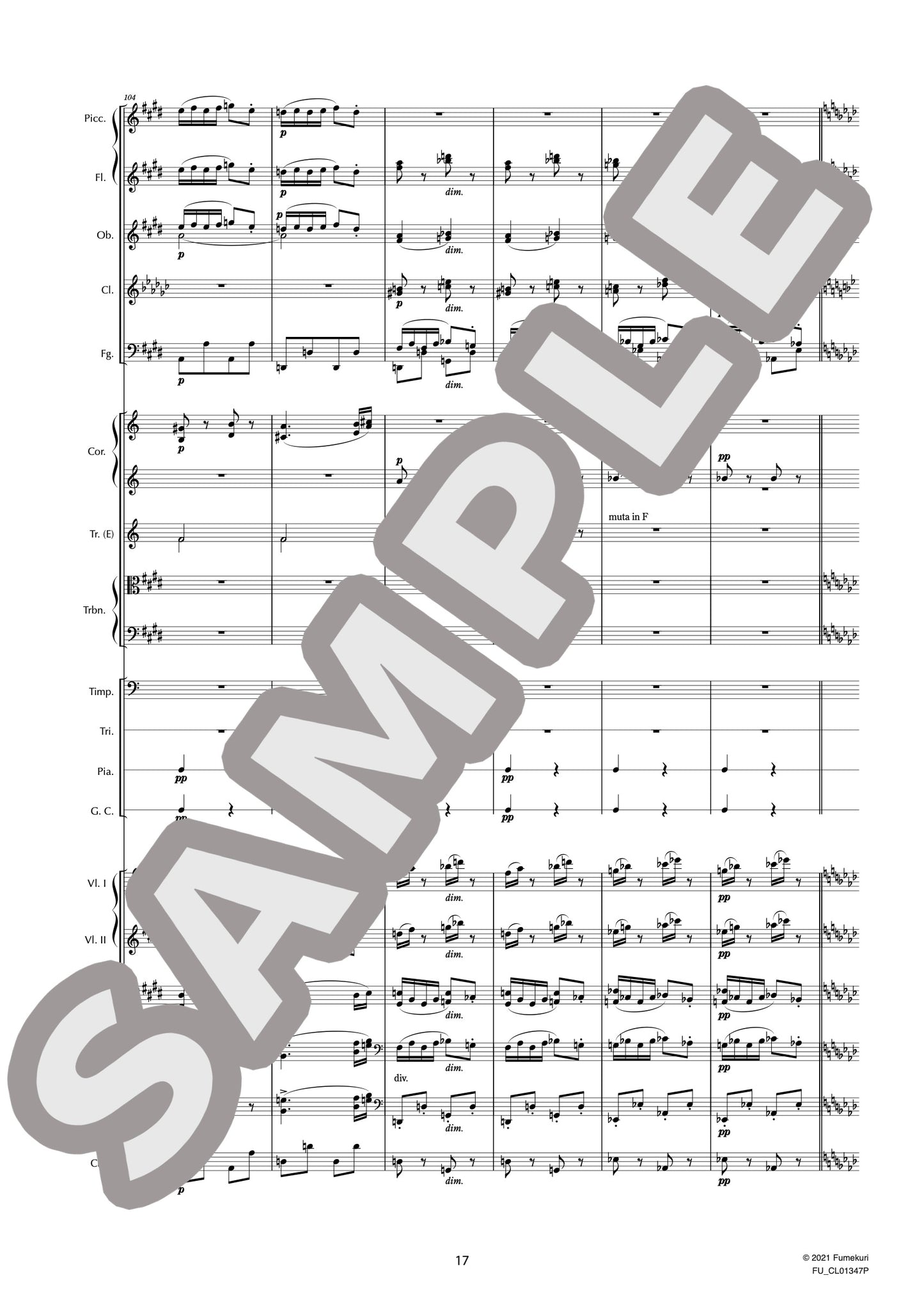 スラヴ舞曲集第1集 作品46 第3番 変イ長調(DVOŘÁK) / クラシック・オリジナル楽曲【中上級】