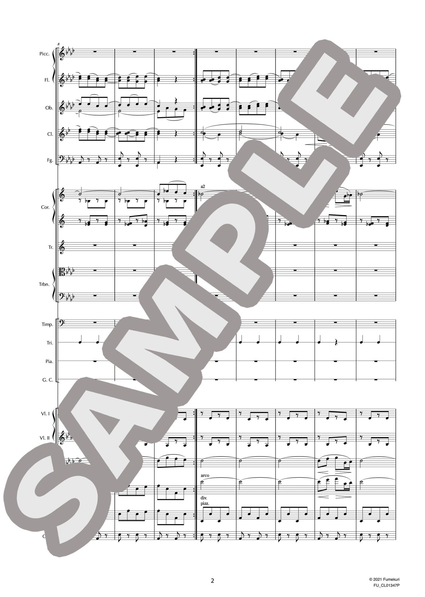 スラヴ舞曲集第1集 作品46 第3番 変イ長調(DVOŘÁK) / クラシック・オリジナル楽曲【中上級】