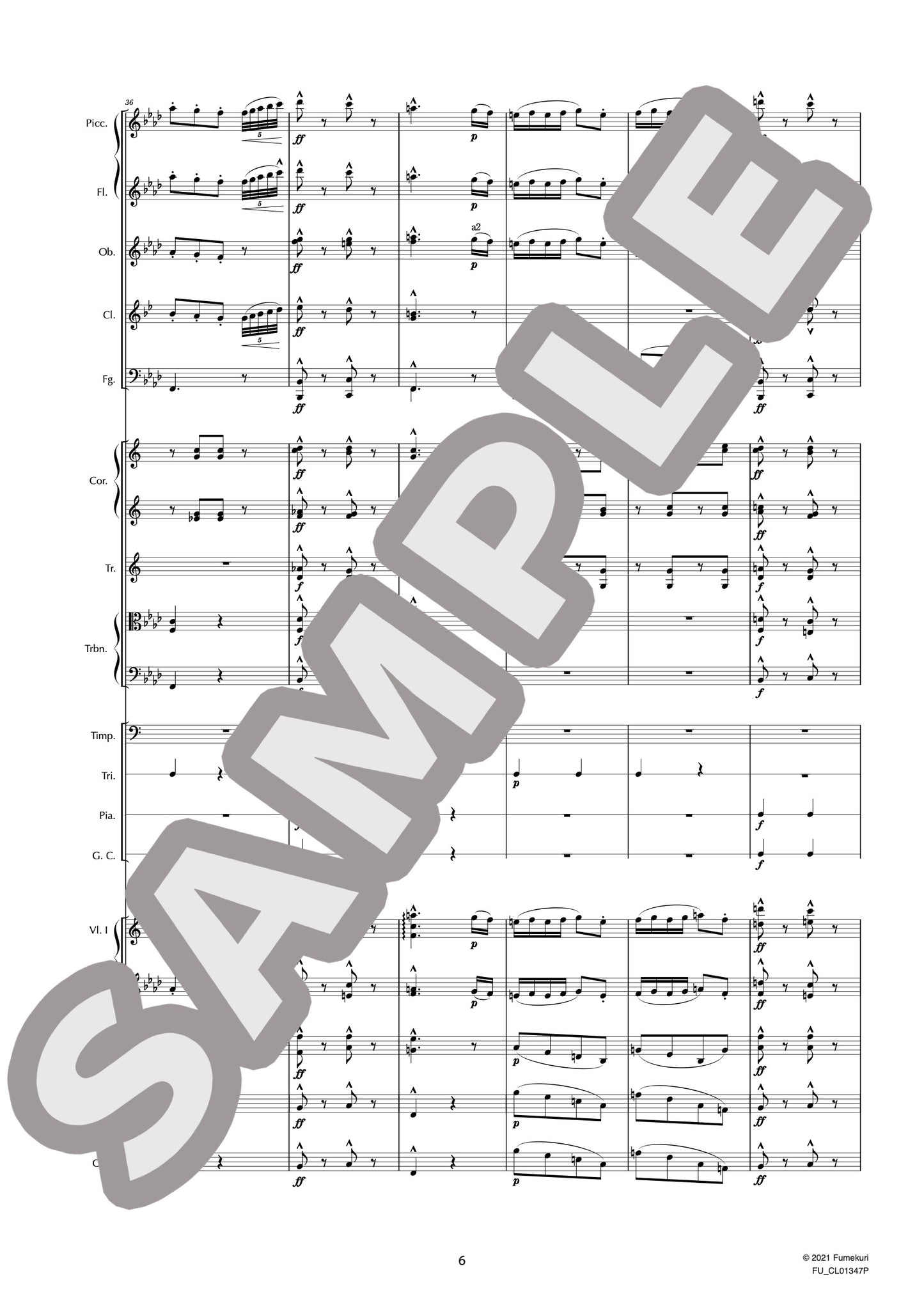 スラヴ舞曲集第1集 作品46 第3番 変イ長調(DVOŘÁK) / クラシック・オリジナル楽曲【中上級】