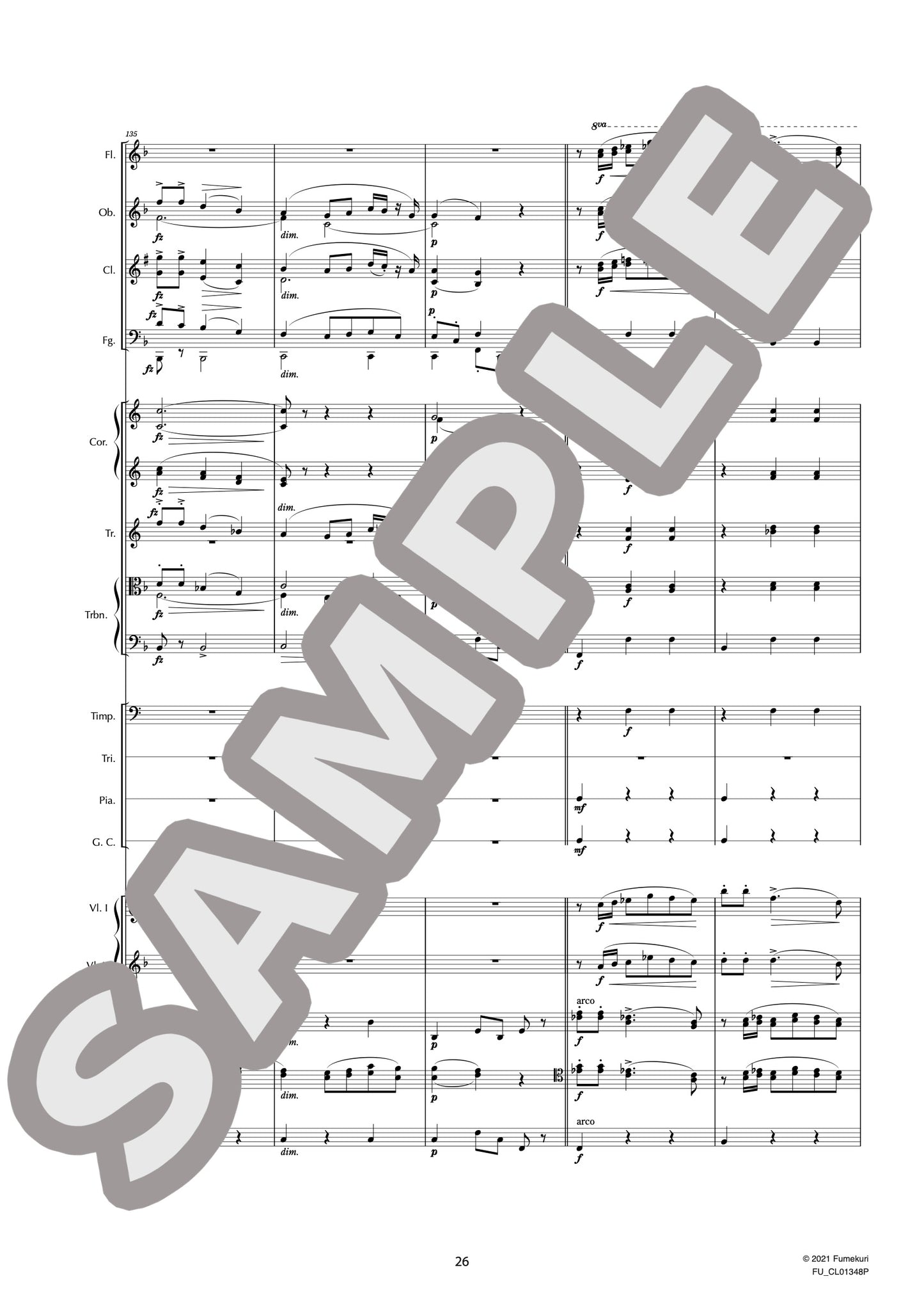 スラヴ舞曲集第1集 作品46 第4番 ヘ長調(DVOŘÁK) / クラシック・オリジナル楽曲【中上級】