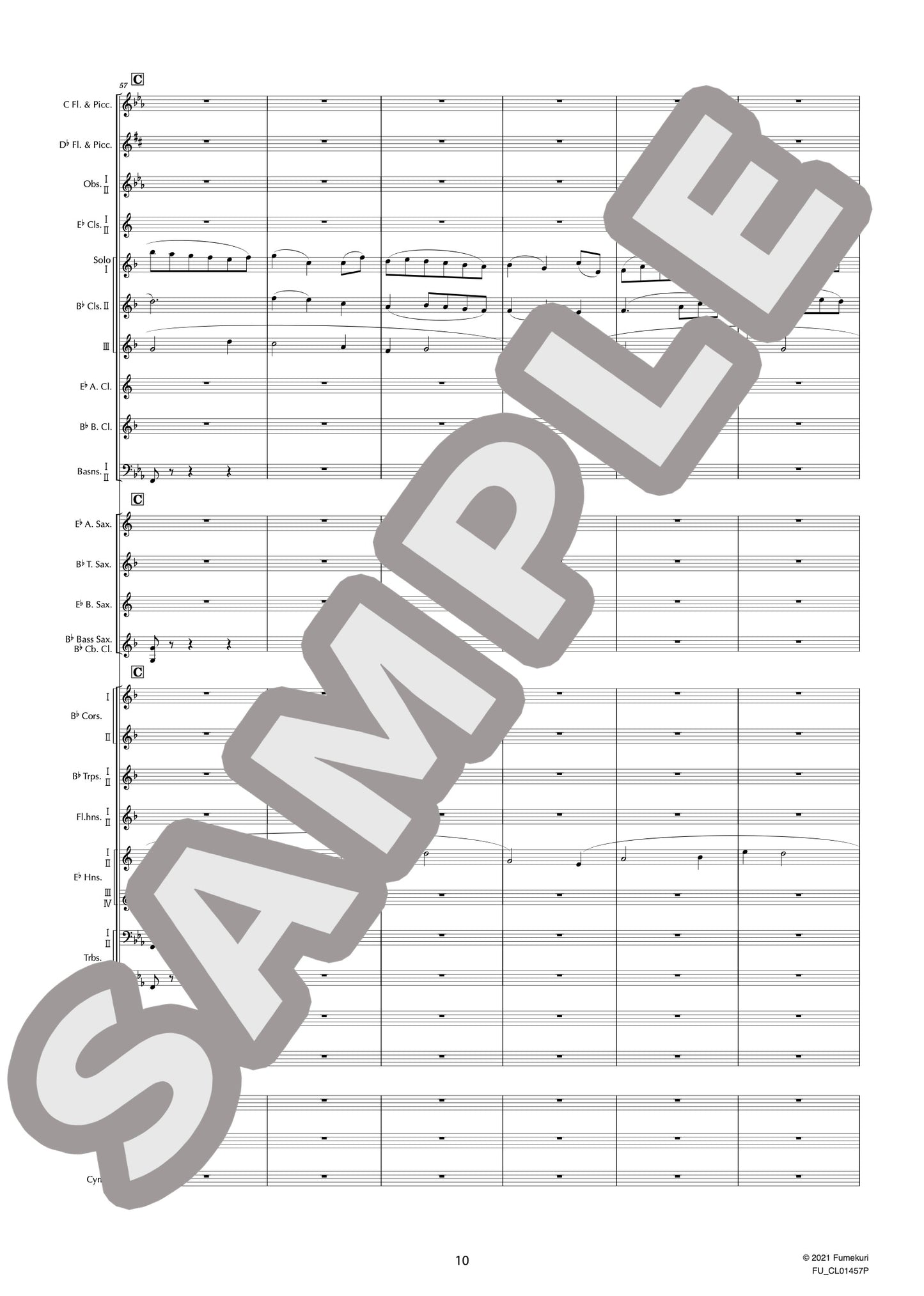 吹奏楽のための第1組曲 変ホ長調 作品28a I. シャコンヌ(HOLST) / クラシック・オリジナル楽曲【中上級】