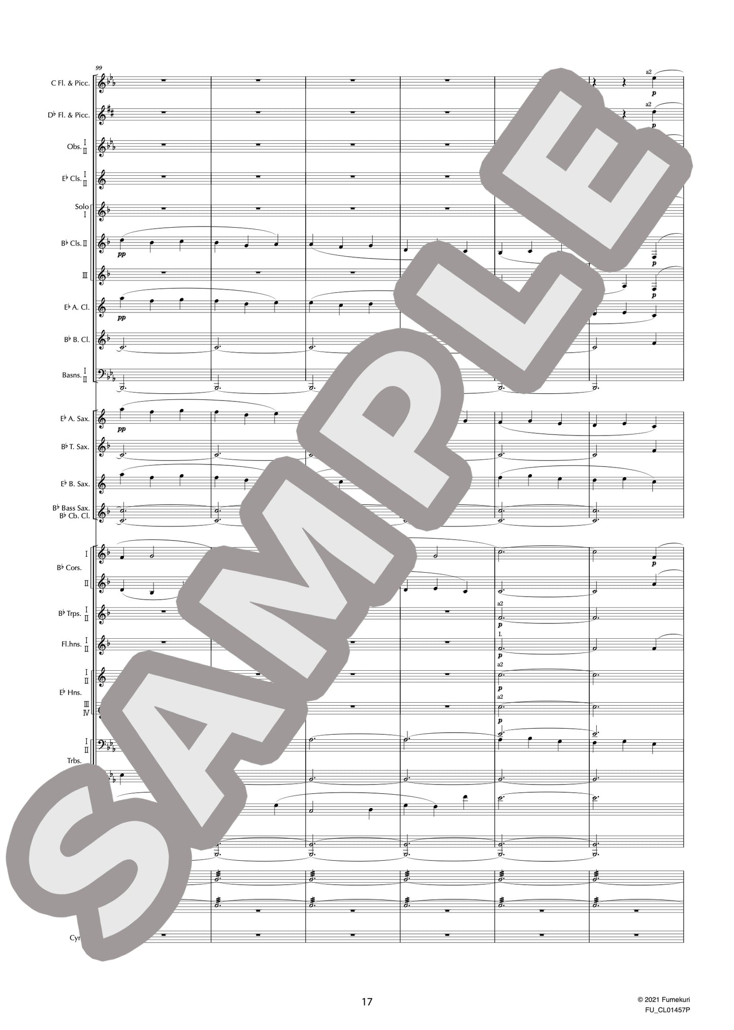 吹奏楽のための第1組曲 変ホ長調 作品28a I. シャコンヌ(HOLST) / クラシック・オリジナル楽曲【中上級】