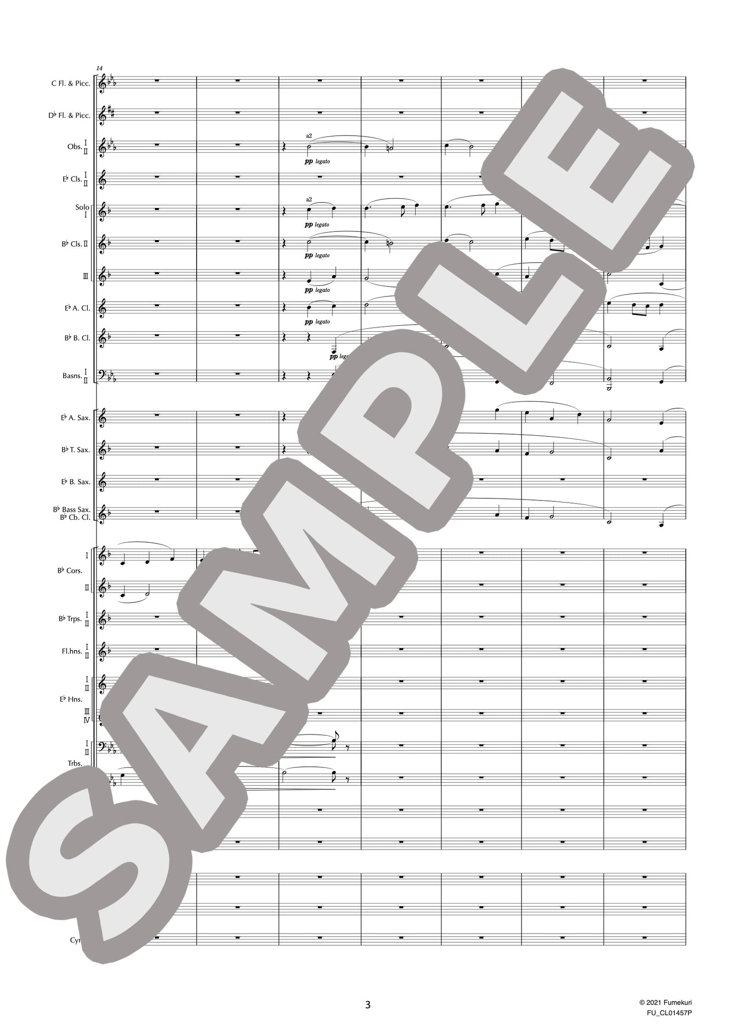 吹奏楽のための第1組曲 変ホ長調 作品28a I. シャコンヌ(HOLST) / クラシック・オリジナル楽曲【中上級】