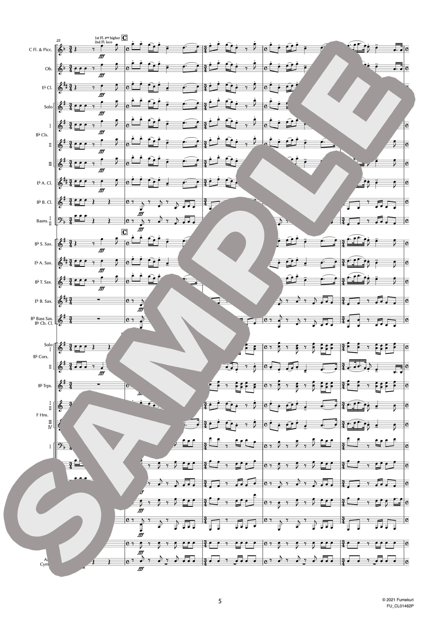 吹奏楽のための第2組曲 ヘ長調 作品28b III. 鍛冶屋の歌(HOLST) / クラシック・オリジナル楽曲【中上級】