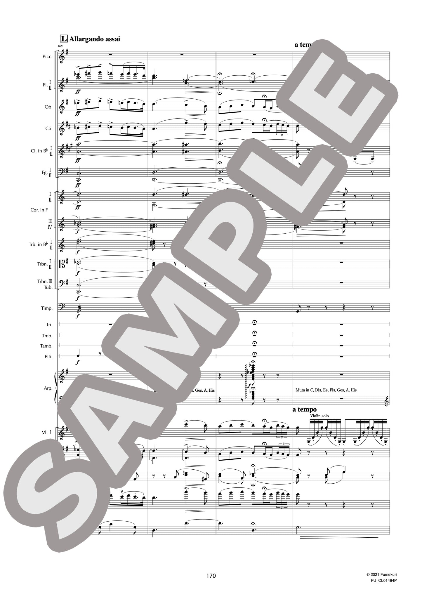 交響組曲「シェヘラザード」作品35(RIMSKY-KORSAKOV) / クラシック・オリジナル楽曲【中上級】