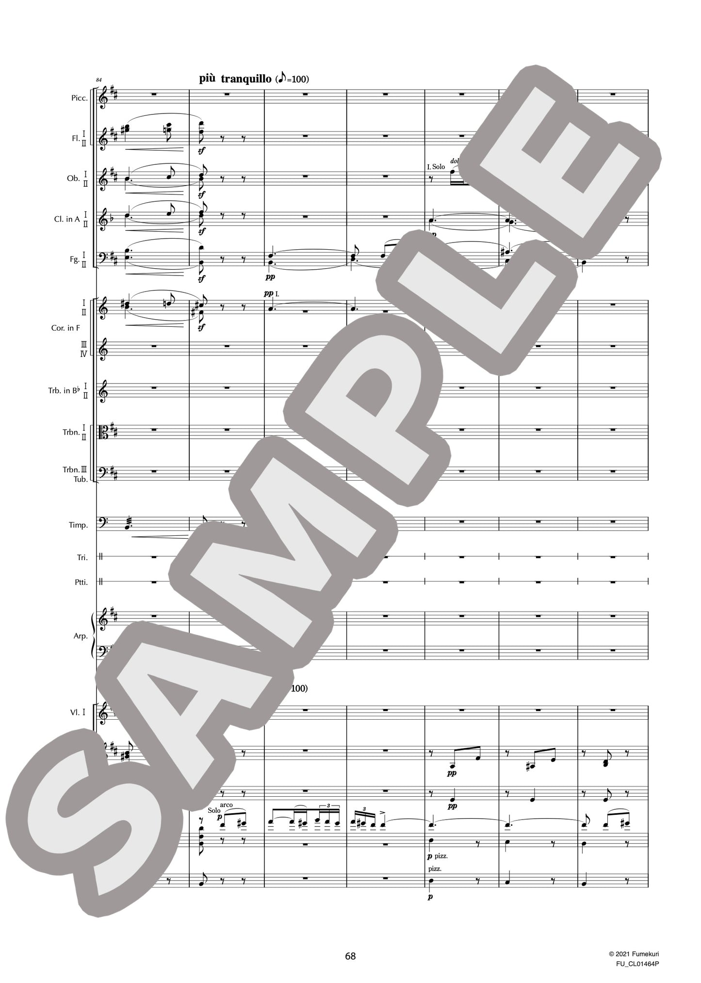 交響組曲「シェヘラザード」作品35(RIMSKY-KORSAKOV) / クラシック・オリジナル楽曲【中上級】
