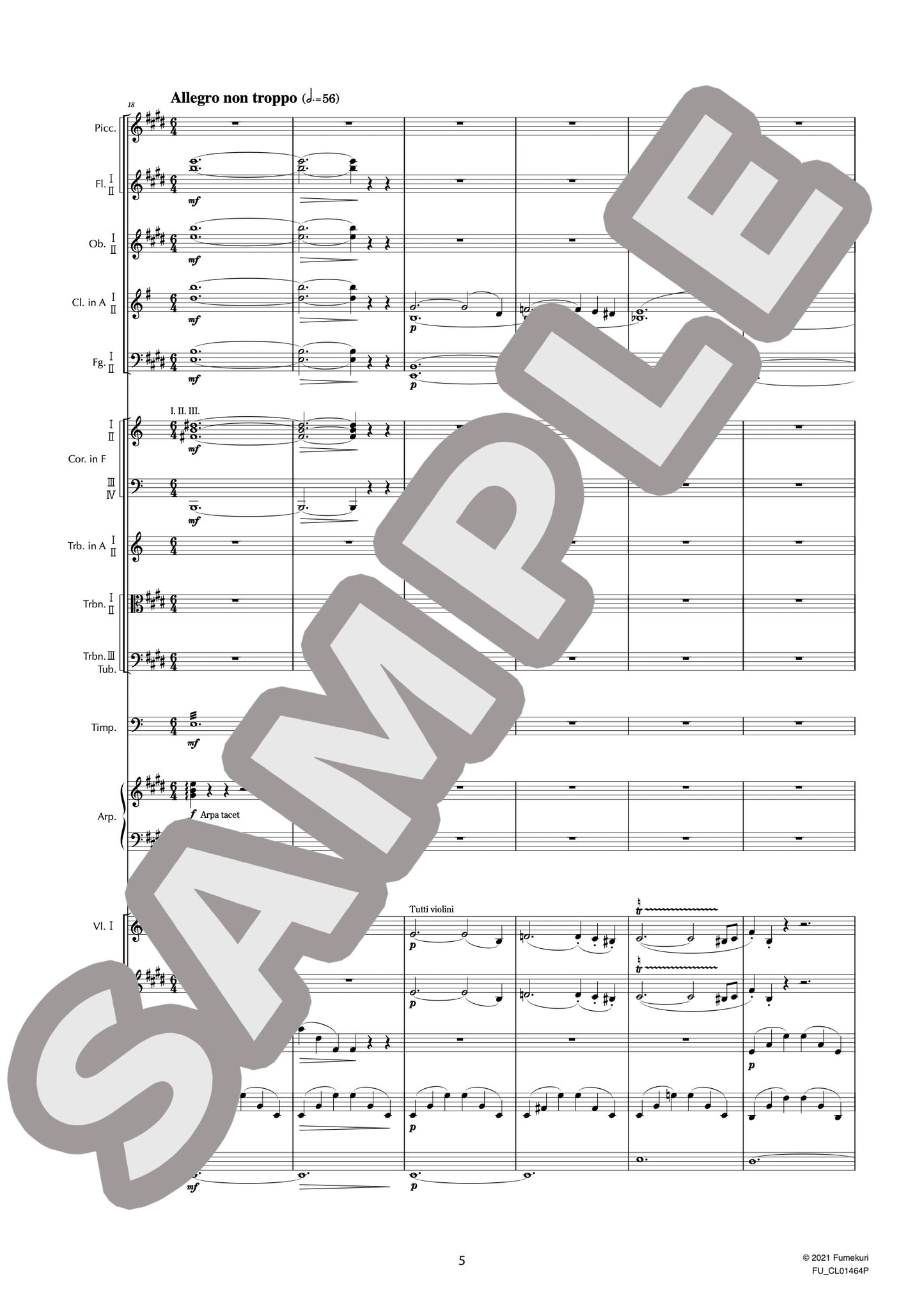 交響組曲「シェヘラザード」作品35(RIMSKY-KORSAKOV) / クラシック・オリジナル楽曲【中上級】