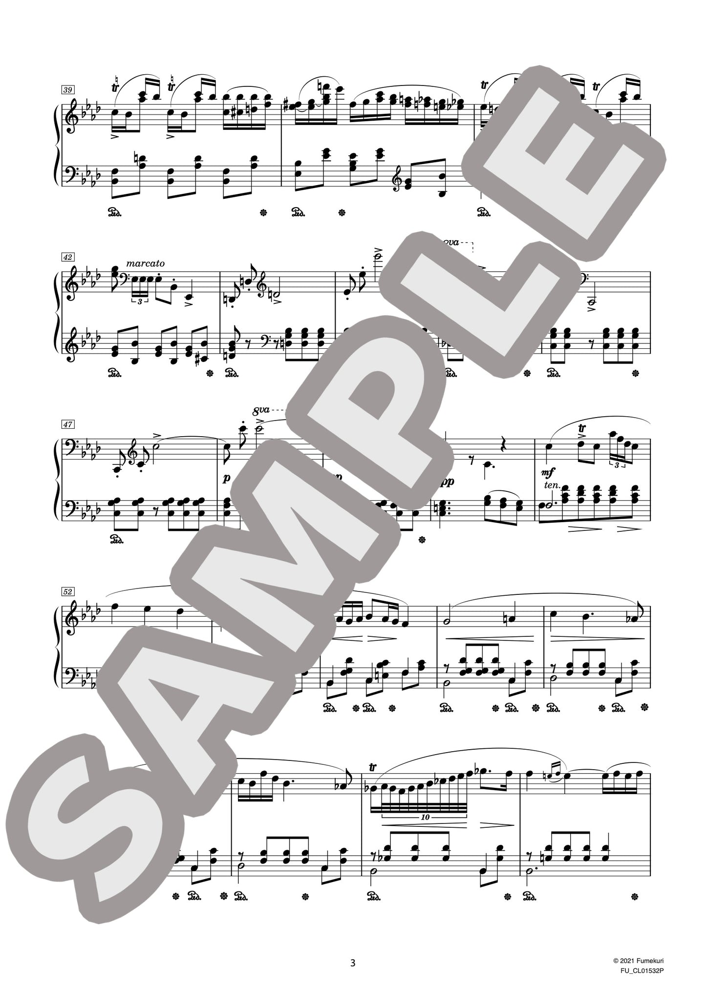 ポロネーズ 第10番 ヘ短調 作品71-3(CHOPIN) / クラシック・オリジナル楽曲【中上級】