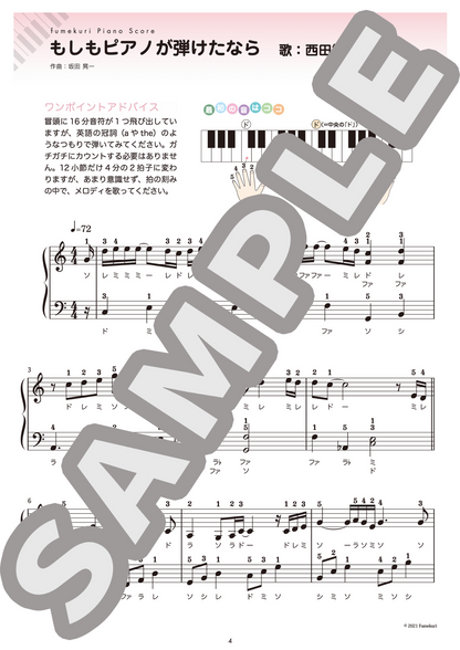 【ピアノ・ソロ初級】1980年代J-POP集