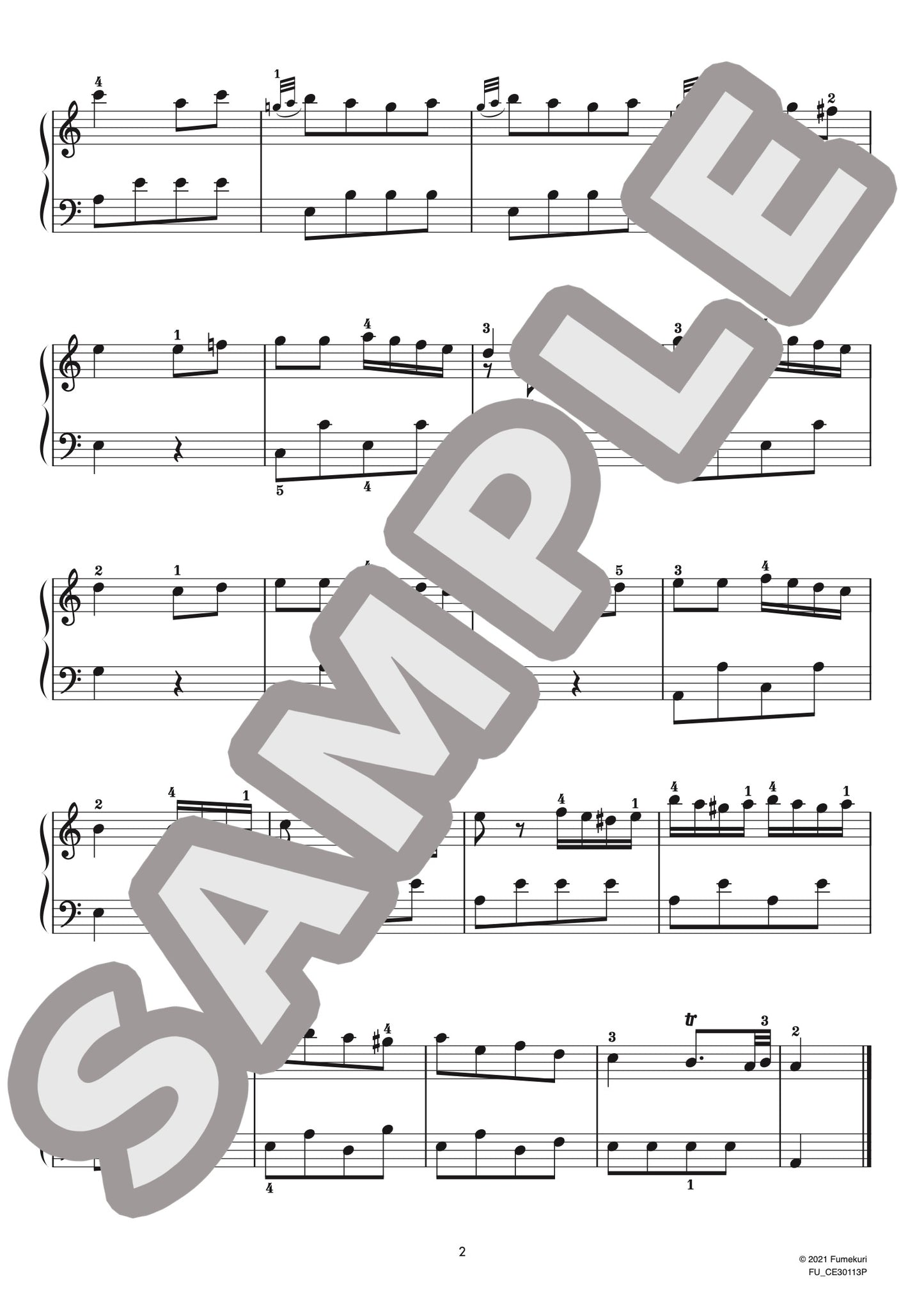 ピアノ・ソナタ 第11番 第3楽章「トルコ行進曲」（ヴォルフガング・アマデウス・モーツァルト) / クラシック・オリジナル楽曲【初級】