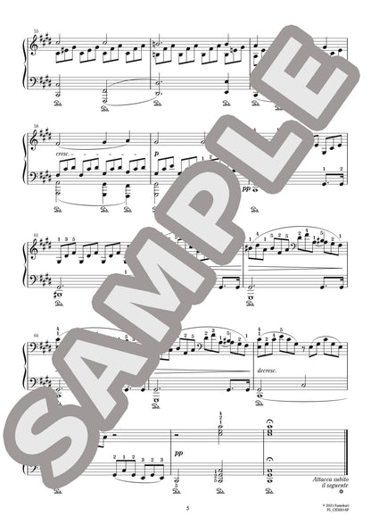 ピアノ･ソナタ 第14番 『月光』（ルートヴィヒ・ヴァン・ベートーヴェン) / クラシック・オリジナル楽曲【上級】