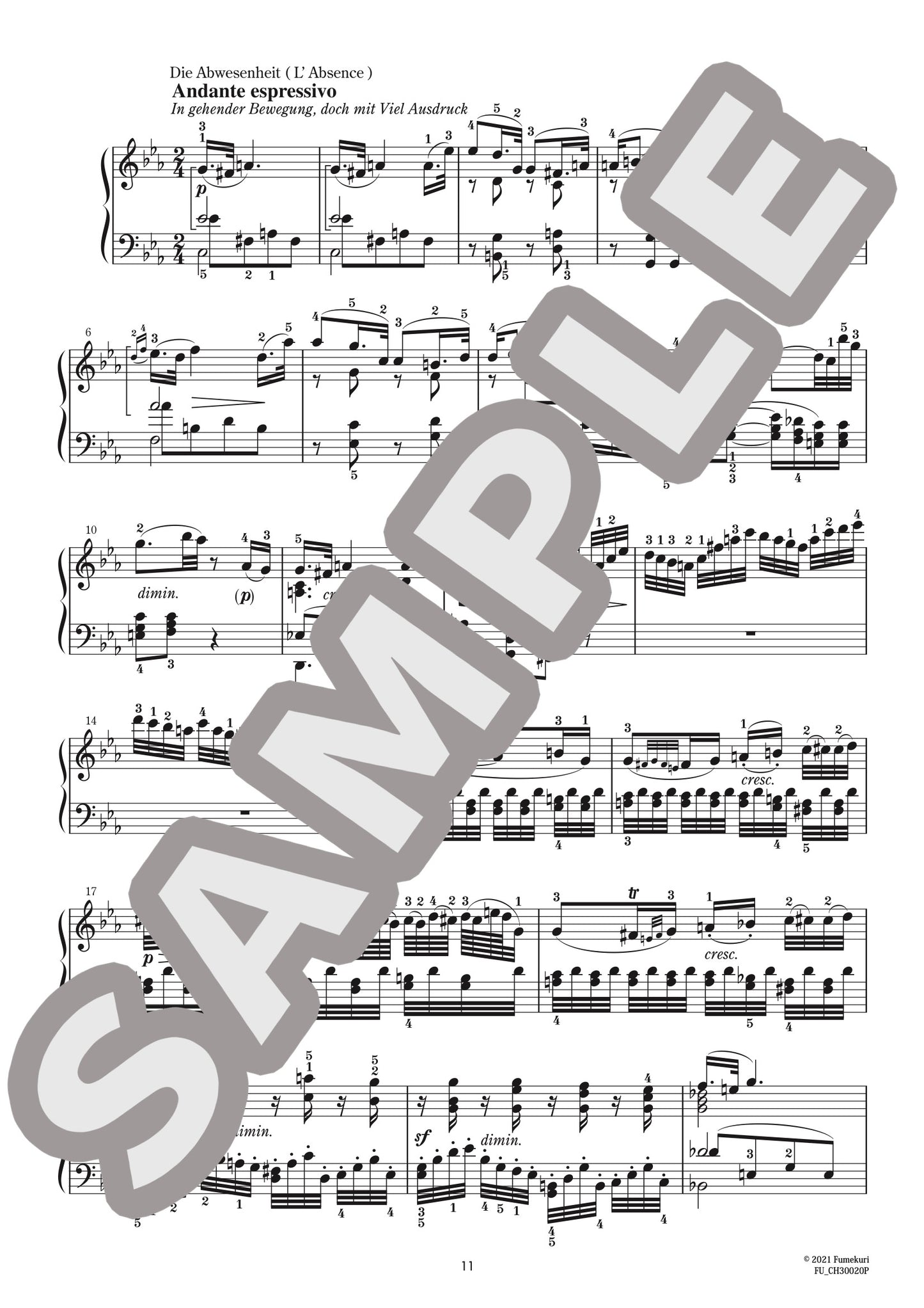 ピアノ･ソナタ 第26番 『告別』（ルートヴィヒ・ヴァン・ベートーヴェン) / クラシック・オリジナル楽曲【上級】