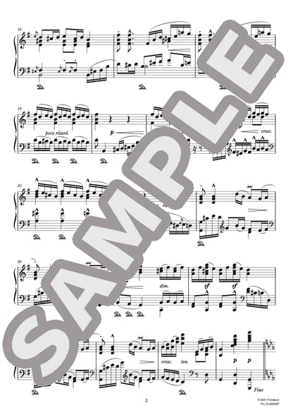 ピアノ・ソナタ 第4番 作品72 第3楽章 MINUETTO Andantino（ALBÉNIZ) / クラシック・オリジナル楽曲【中上級】