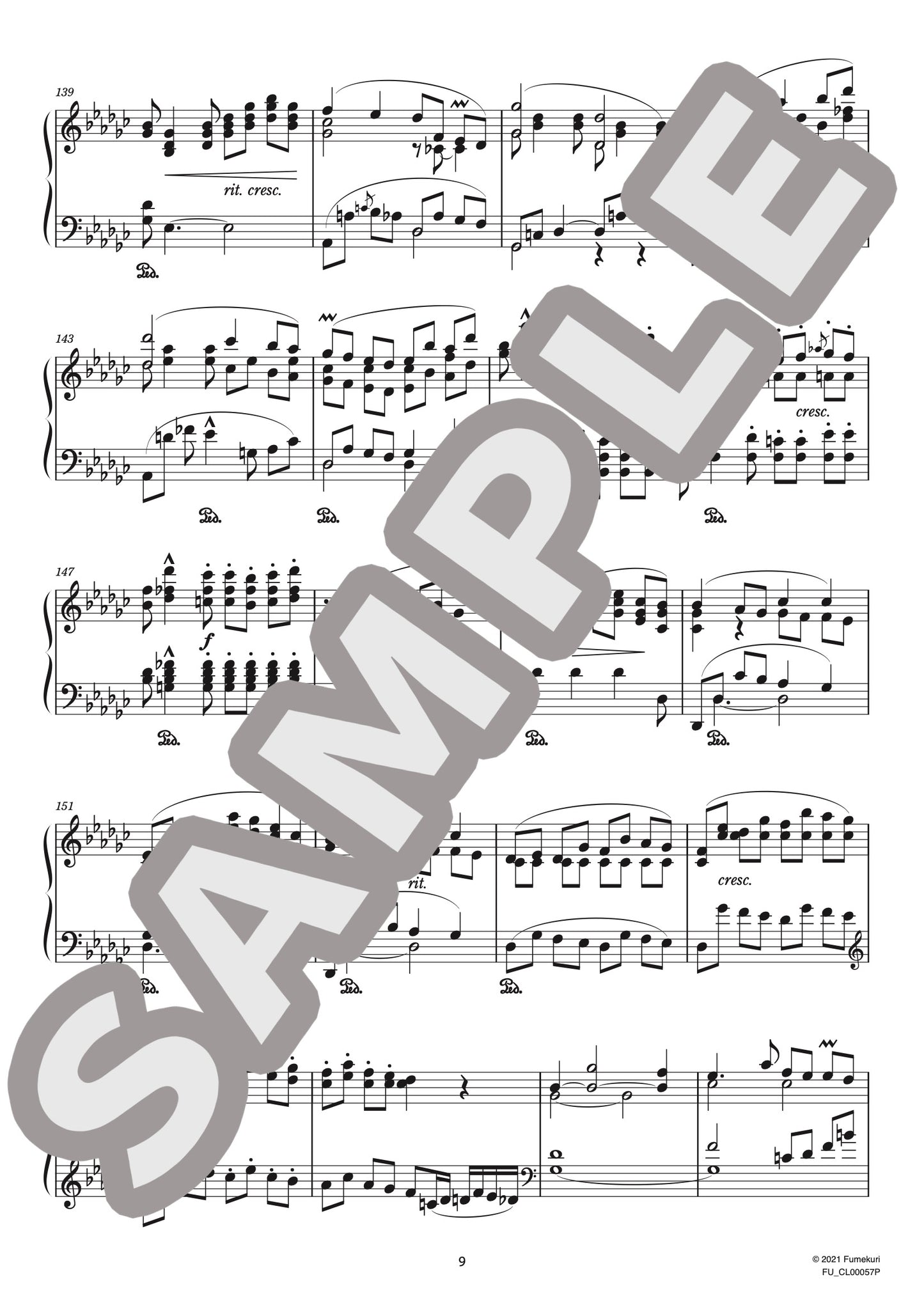 ピアノ・ソナタ 第5番 作品82 第1楽章 RONDÓ Allegro（ALBÉNIZ) / クラシック・オリジナル楽曲【中上級】