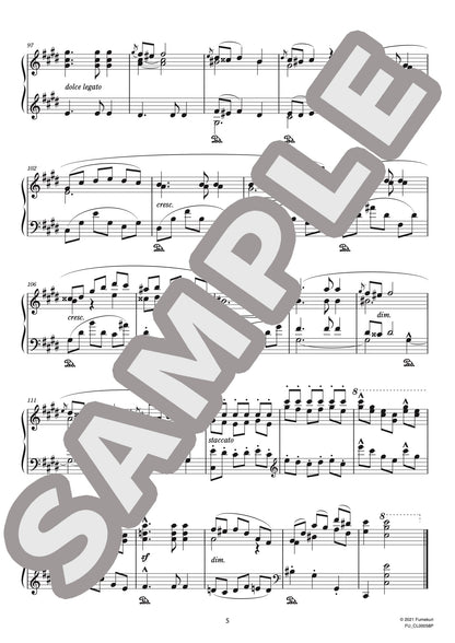 ピアノ・ソナタ 第5番 作品82 第2楽章 MINUETTO DEL GALLO(Allº. Assai) Allegretto assai（ALBÉNIZ) / クラシック・オリジナル楽曲【中上級】