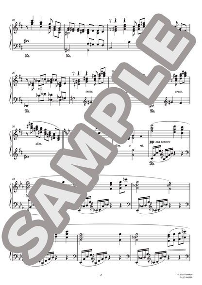 ピアノ・ソナタ 第5番 作品82 第3楽章 REVERIE ET ALLEGRO Andante（ALBÉNIZ) / クラシック・オリジナル楽曲【中上級】