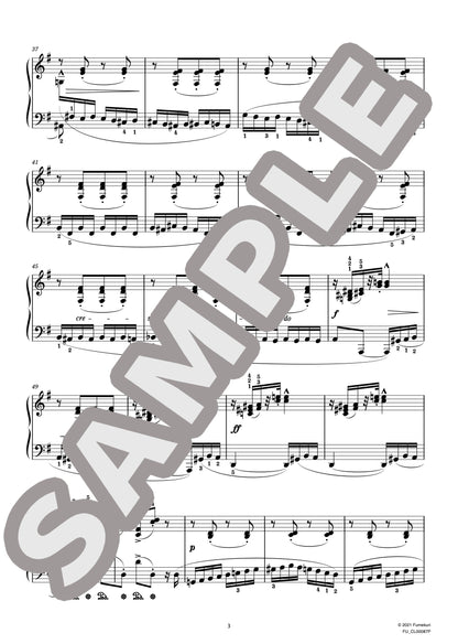 25の練習曲 作品32 第3番（JENSEN) / クラシック・オリジナル楽曲【中上級】