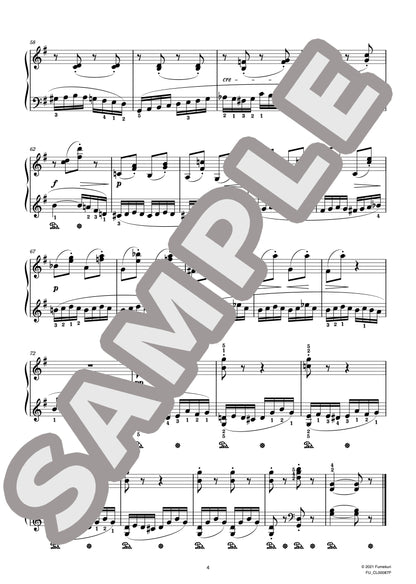 25の練習曲 作品32 第3番（JENSEN) / クラシック・オリジナル楽曲【中上級】