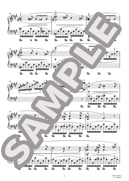 25の練習曲 作品32 第7番（JENSEN) / クラシック・オリジナル楽曲【中上級】