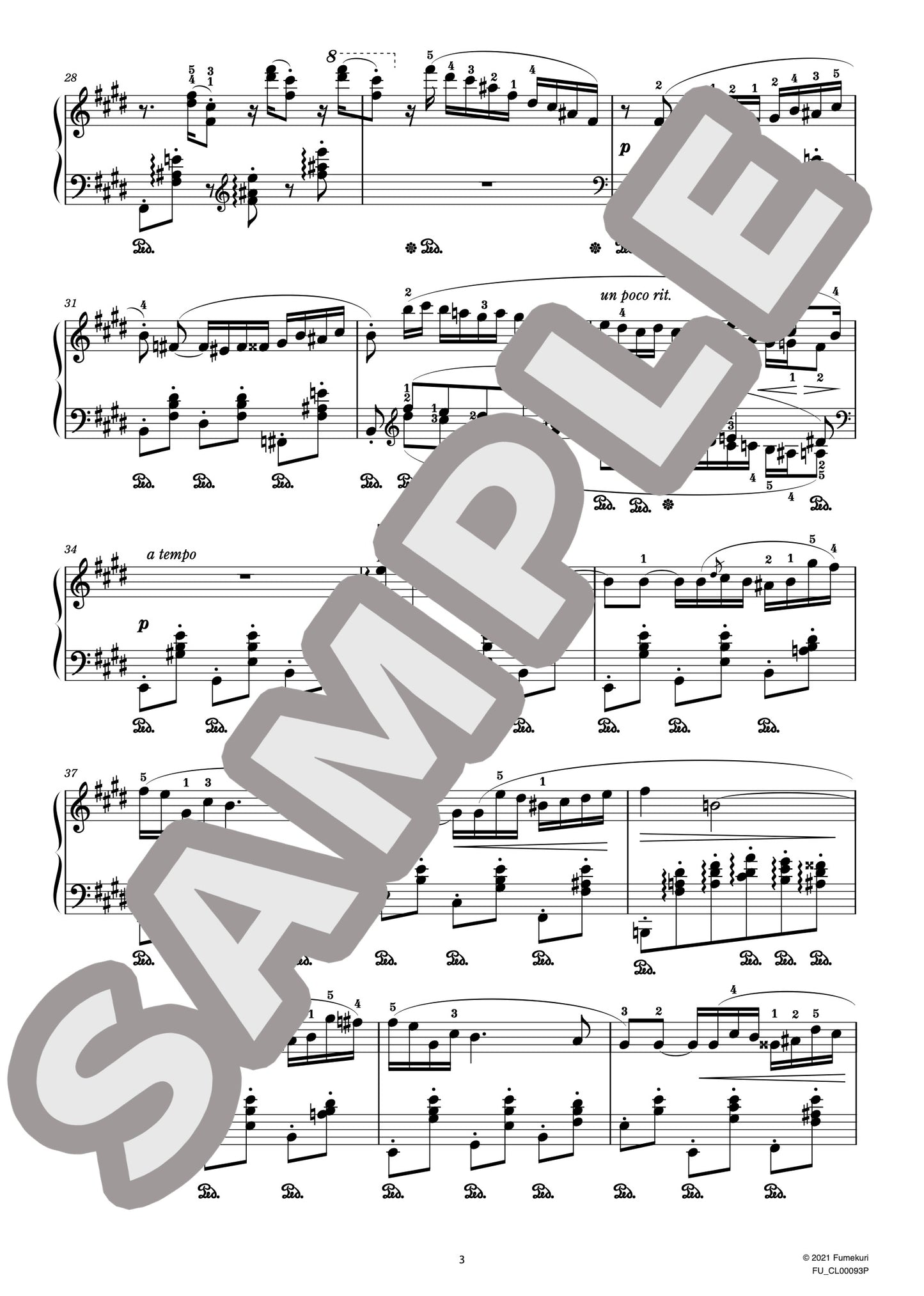 25の練習曲 作品32 第9番（JENSEN) / クラシック・オリジナル楽曲【中上級】