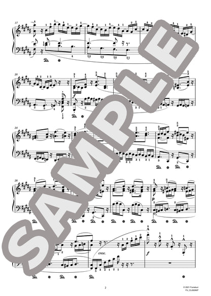25の練習曲 作品32 第11番（JENSEN) / クラシック・オリジナル楽曲【中上級】