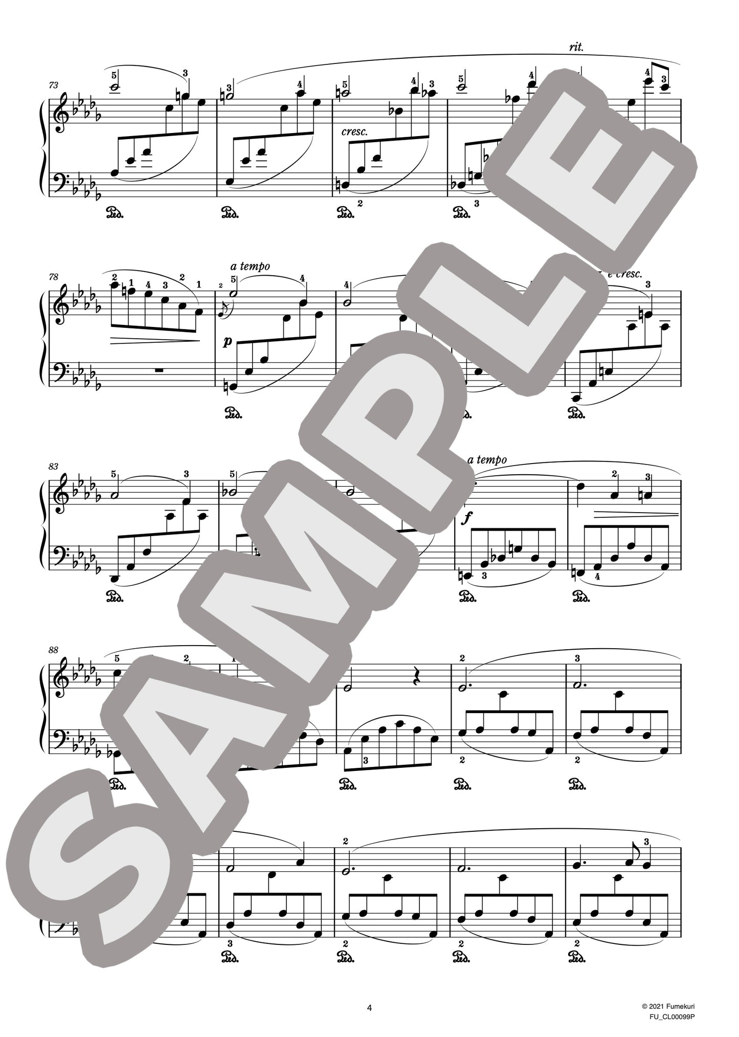 25の練習曲 作品32 第15番（JENSEN) / クラシック・オリジナル楽曲【中上級】
