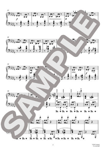 25の練習曲 作品32 第16番（JENSEN) / クラシック・オリジナル楽曲【中上級】