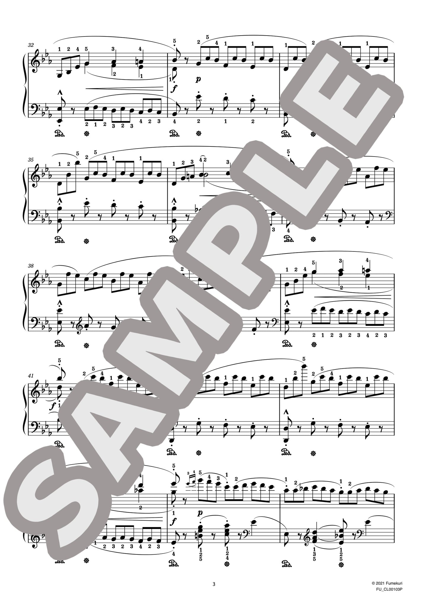 25の練習曲 作品32 第19番（JENSEN) / クラシック・オリジナル楽曲【中上級】