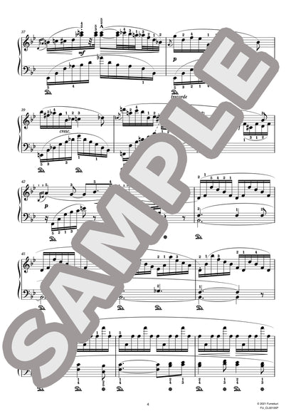 25の練習曲 作品32 第21番（JENSEN) / クラシック・オリジナル楽曲【中上級】