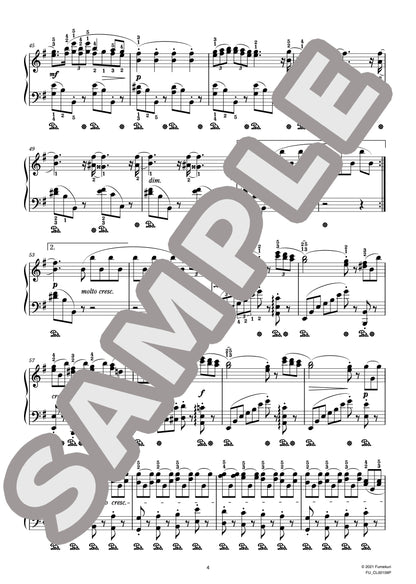 25の練習曲 作品32 第25番（JENSEN) / クラシック・オリジナル楽曲【中上級】