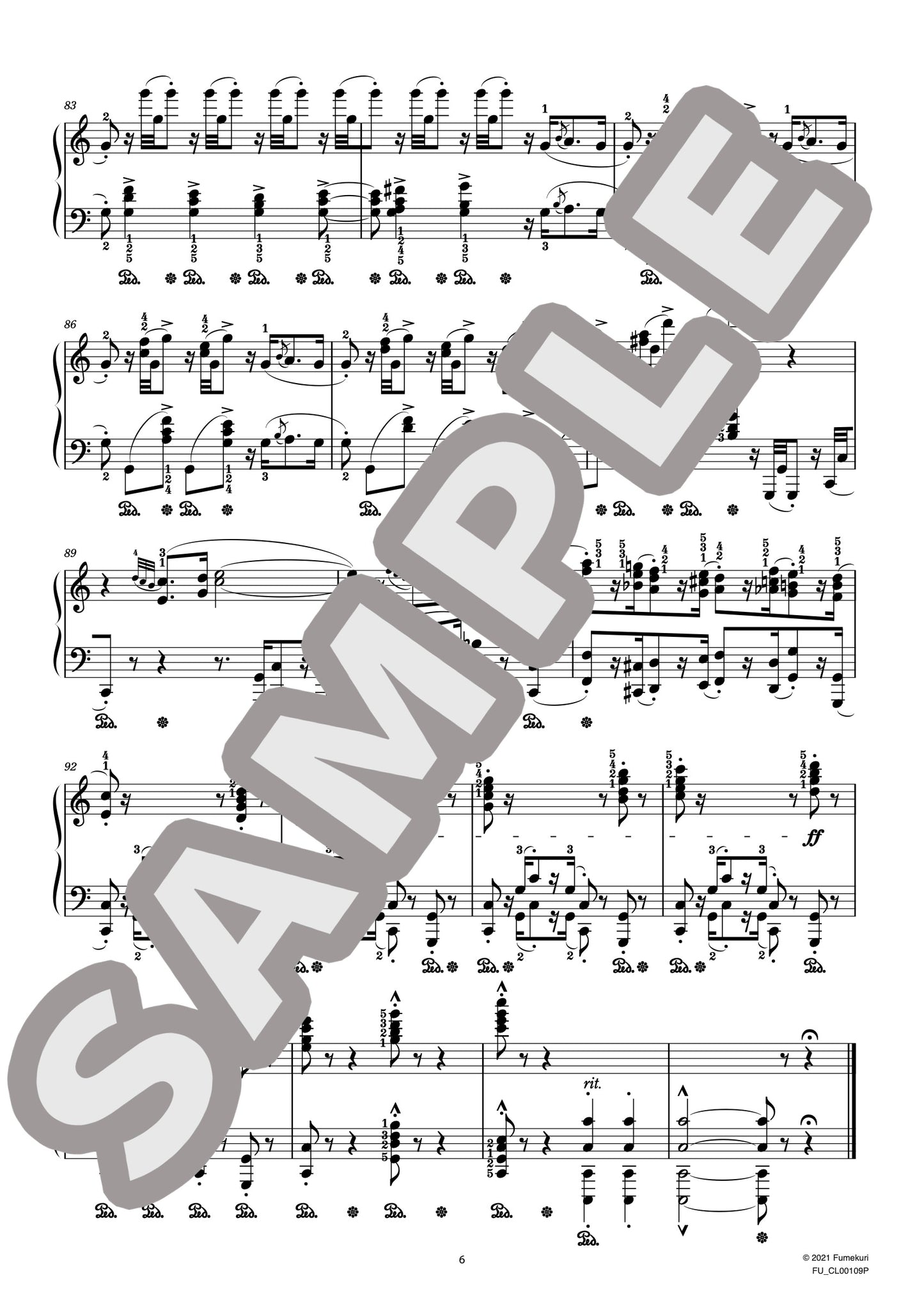 25の練習曲 作品32 第25番（JENSEN) / クラシック・オリジナル楽曲【中上級】
