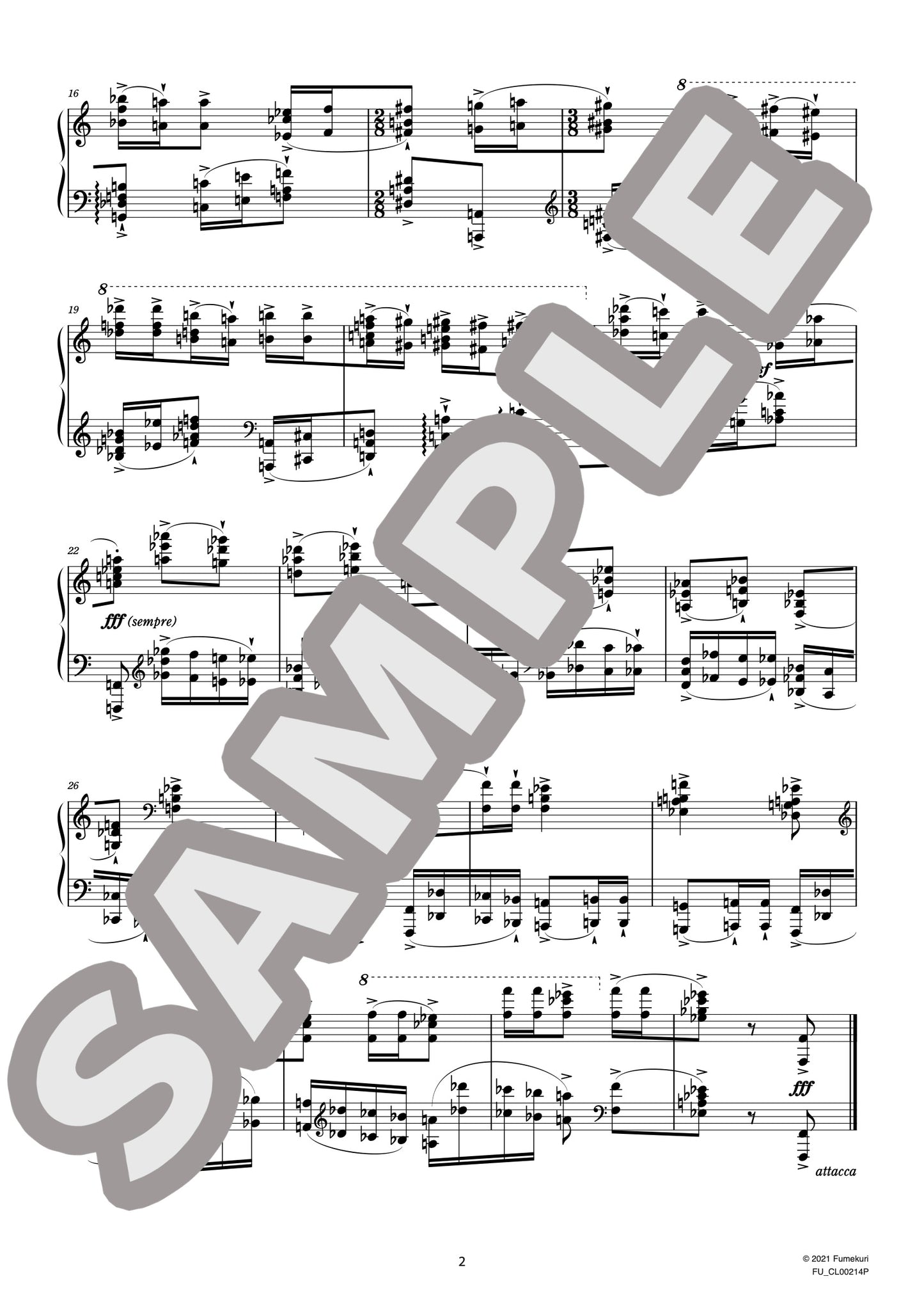 12の練習曲作品33 第6番（SZYMANOWSKI) / クラシック・オリジナル楽曲【中上級】