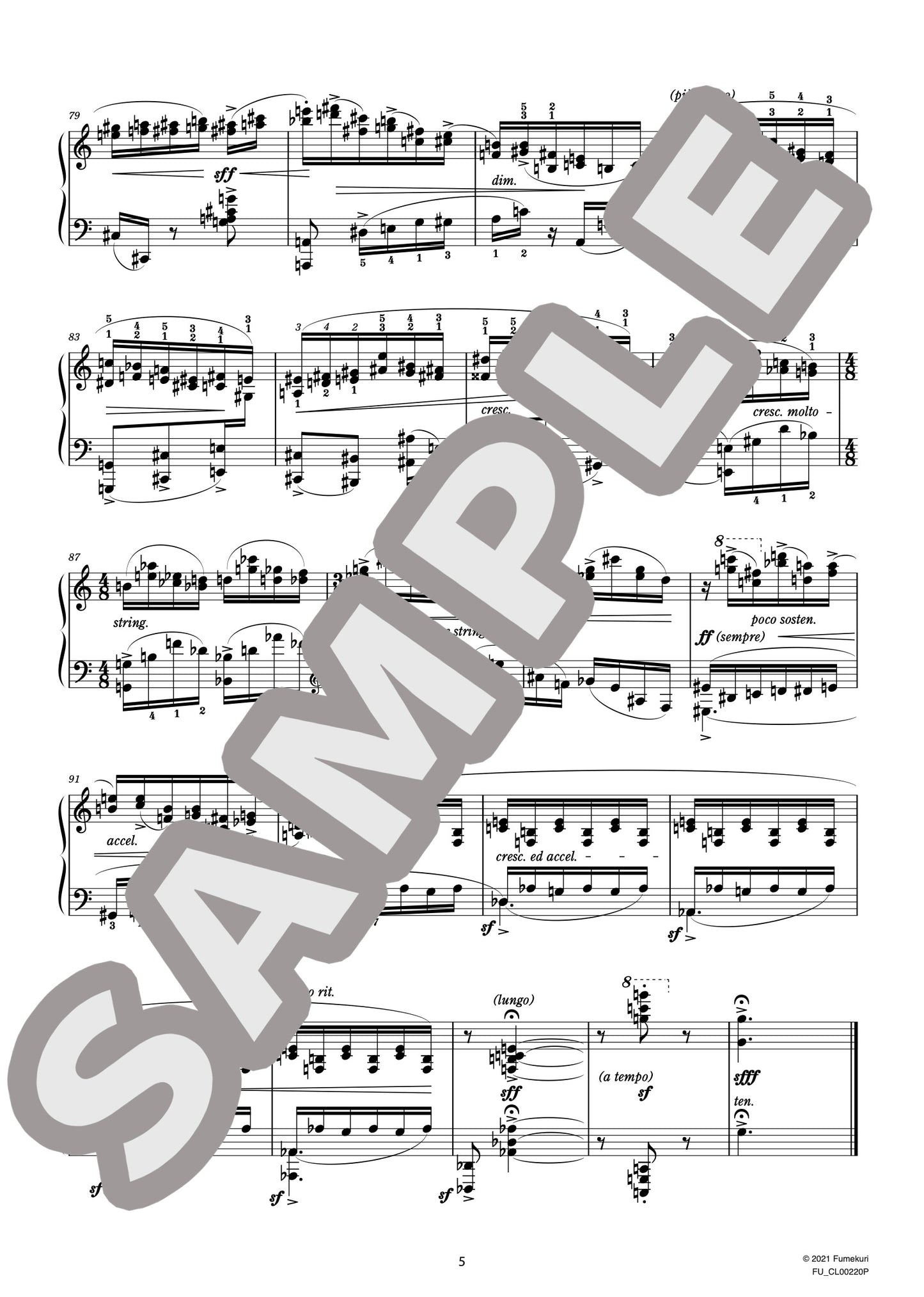 12の練習曲作品33 第12番（SZYMANOWSKI) / クラシック・オリジナル楽曲【中上級】