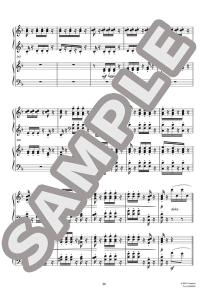 狂詩曲「スペイン」（2台ピアノ）（CHABRIER) / クラシック・オリジナル楽曲【中上級】