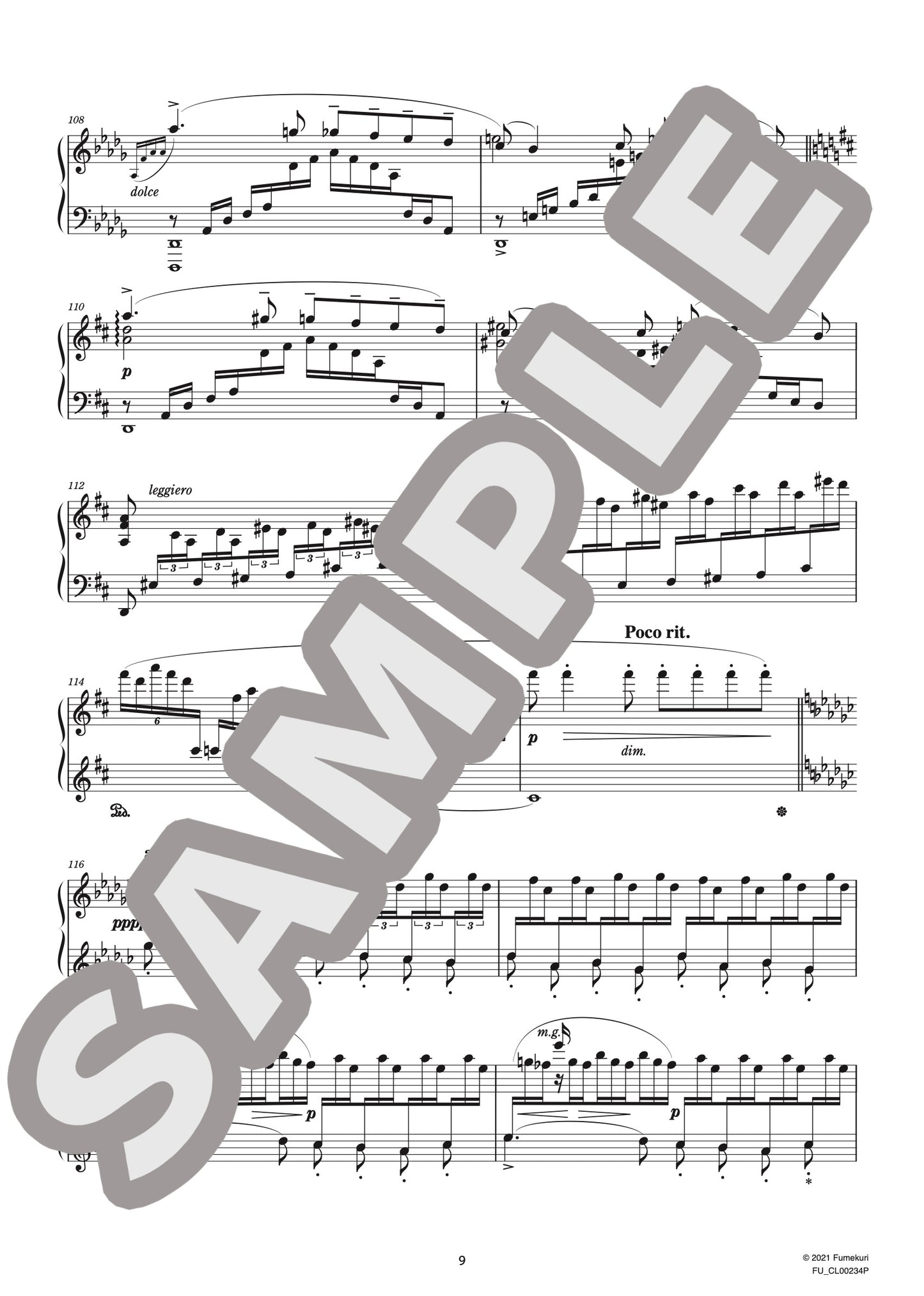 6つの演奏会用練習曲 第2集 ロマンティク 作品132（CHAMINADE) / クラシック・オリジナル楽曲【中上級】