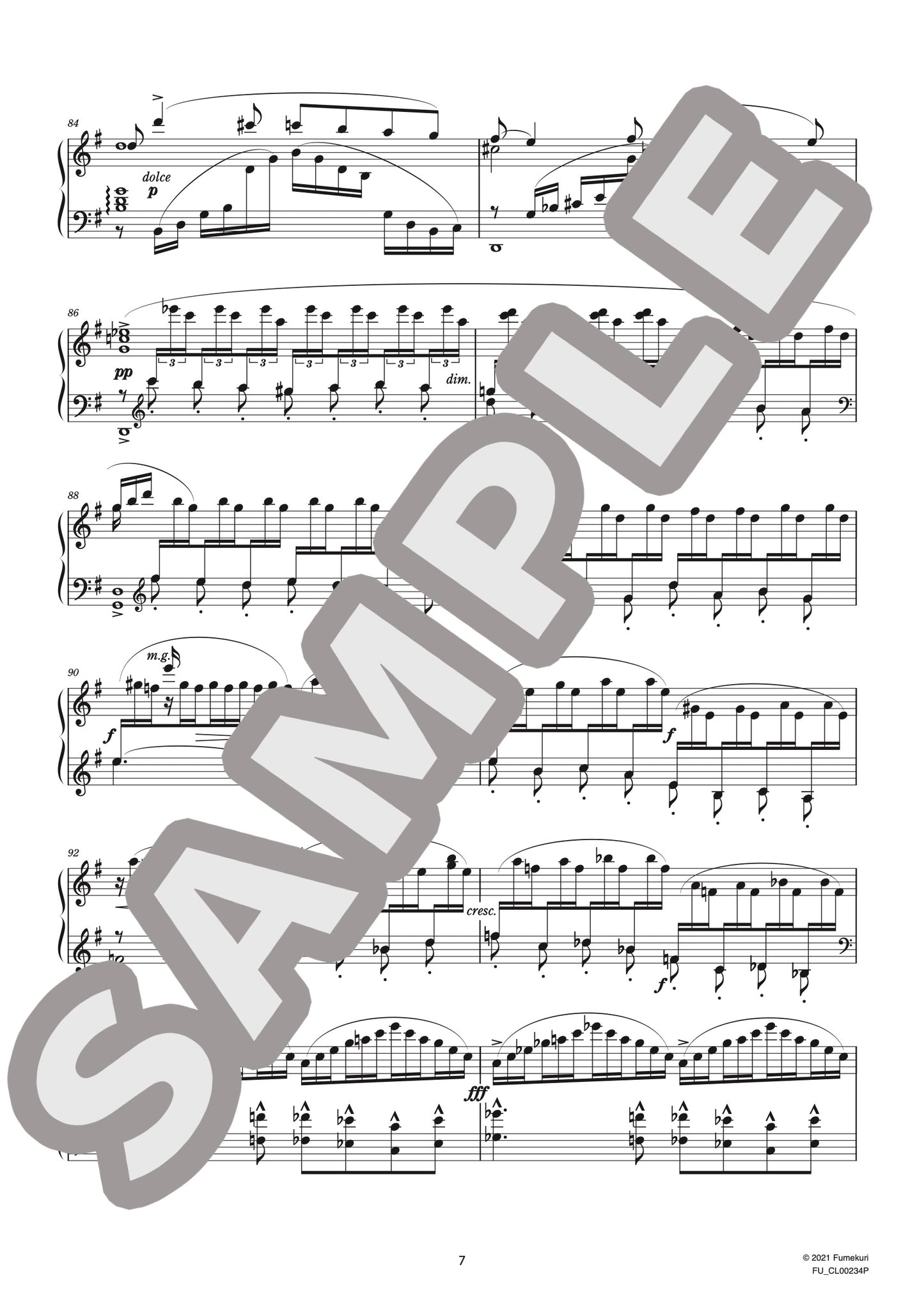 6つの演奏会用練習曲 第2集 ロマンティク 作品132（CHAMINADE) / クラシック・オリジナル楽曲【中上級】