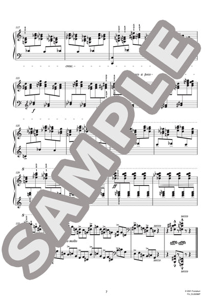 5つのジャズ・エチュード V. ゼズ・コンフリーのシミー「鍵盤上の子猫」によるトッカータ（SCHULHOFF) / クラシック・オリジナル楽曲【中上級】