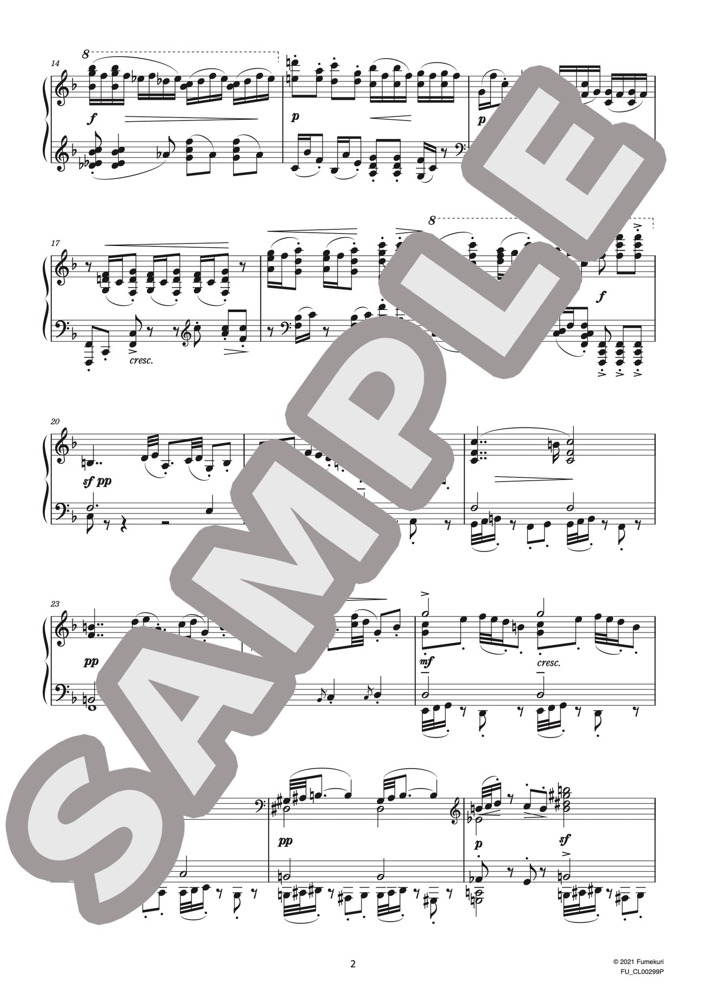 ピアノ・ソナタ 第1番 第1楽章（STANCHINSKY) / クラシック・オリジナル楽曲【中上級】