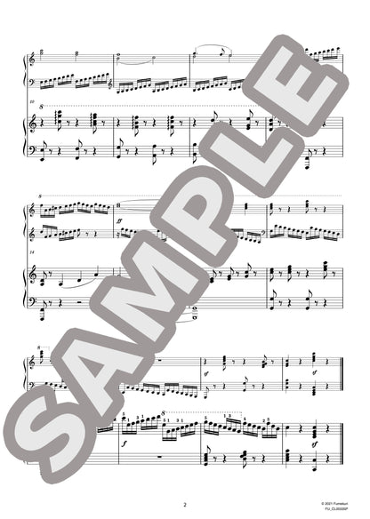 2台のピアノのための速度練習曲（40番練習曲）作品299b 第2番（CZERNY) / クラシック・オリジナル楽曲【中上級】