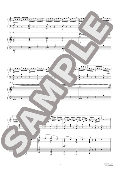 2台のピアノのための速度練習曲（40番練習曲）作品299b 第6番（CZERNY) / クラシック・オリジナル楽曲【中上級】
