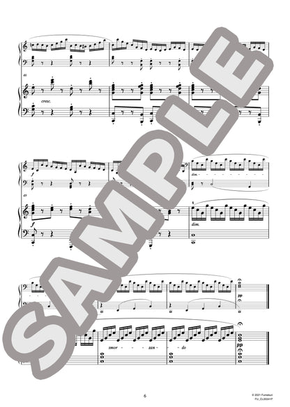 2台のピアノのための速度練習曲（40番練習曲）作品299b 第8番（CZERNY) / クラシック・オリジナル楽曲【中上級】