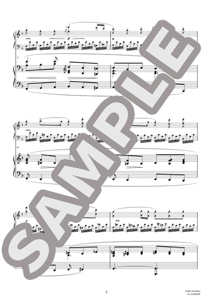 2台のピアノのための速度練習曲（40番練習曲）作品299b 第10番（CZERNY) / クラシック・オリジナル楽曲【中上級】
