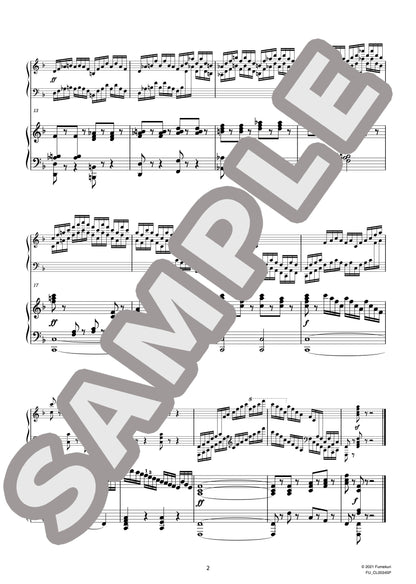 2台のピアノのための速度練習曲（40番練習曲）作品299b 第12番（CZERNY) / クラシック・オリジナル楽曲【中上級】