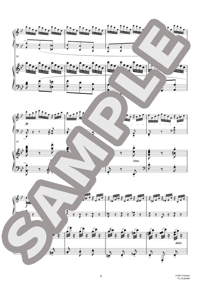2台のピアノのための速度練習曲（40番練習曲）作品299b 第13番（CZERNY) / クラシック・オリジナル楽曲【中上級】