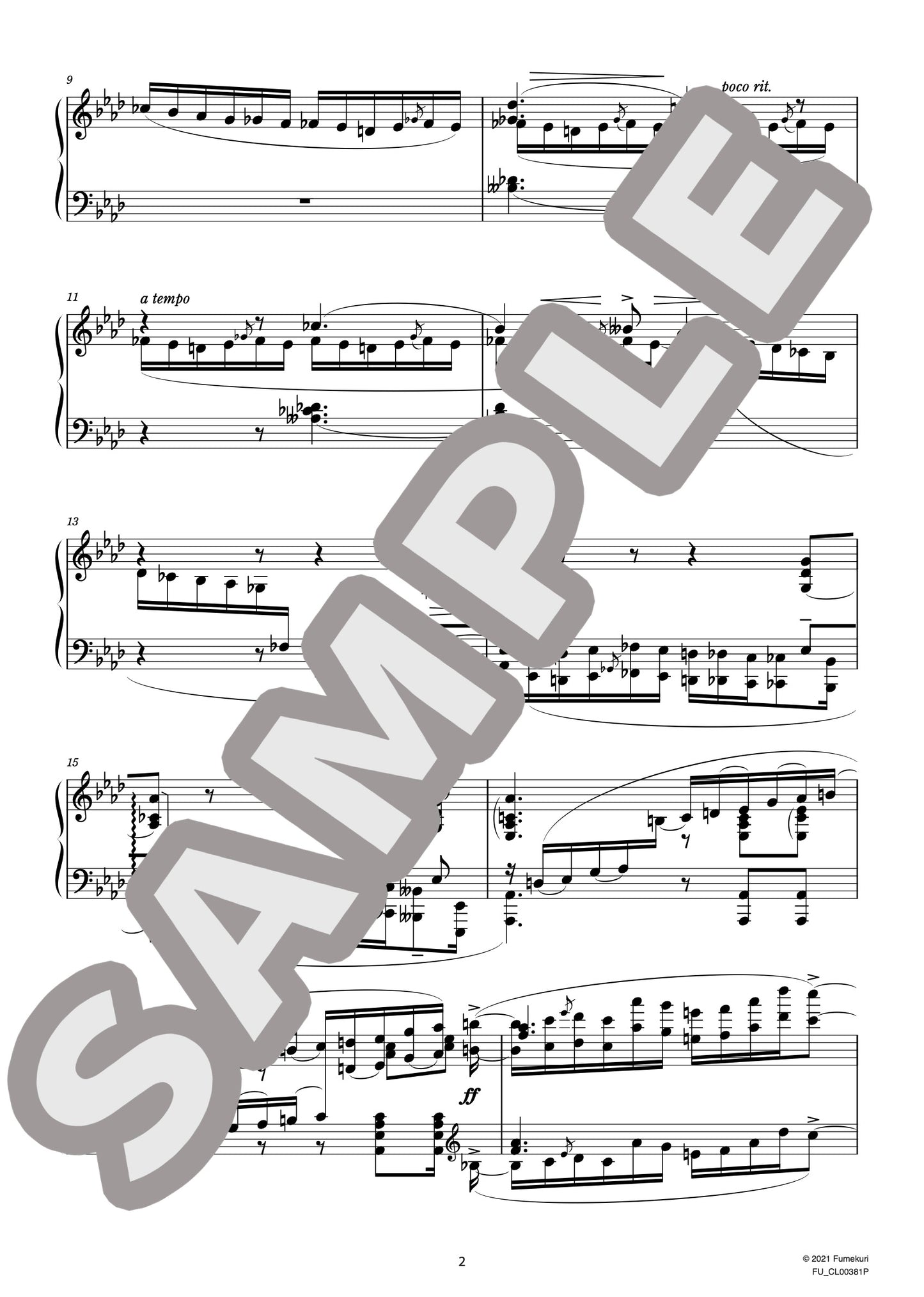 24のプレリュード（全調による前奏曲集）作品17 第18番（BLUMENFELD) / クラシック・オリジナル楽曲【中上級】
