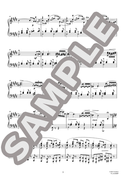 3つのピアノ曲 作品11 第2曲 即興曲（BRÜLL) / クラシック・オリジナル楽曲【中上級】