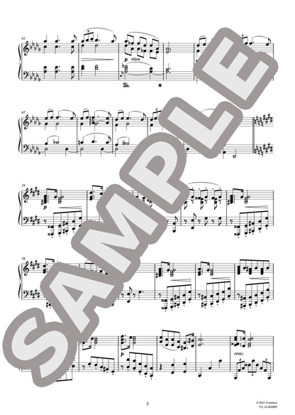 3つのピアノ曲 作品11 第3曲 マズルカ（BRÜLL) / クラシック・オリジナル楽曲【中上級】