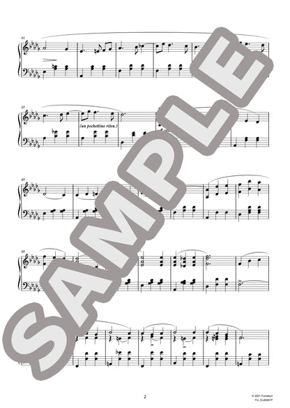 2つのピアノ曲 作品50 第1曲 円舞曲（BRÜLL) / クラシック・オリジナル楽曲【中上級】
