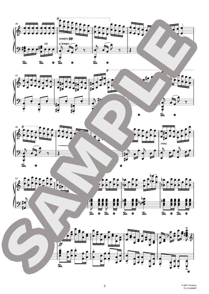 2つのピアノ曲 作品50 第2曲 オクターヴ練習曲（BRÜLL) / クラシック・オリジナル楽曲【中上級】