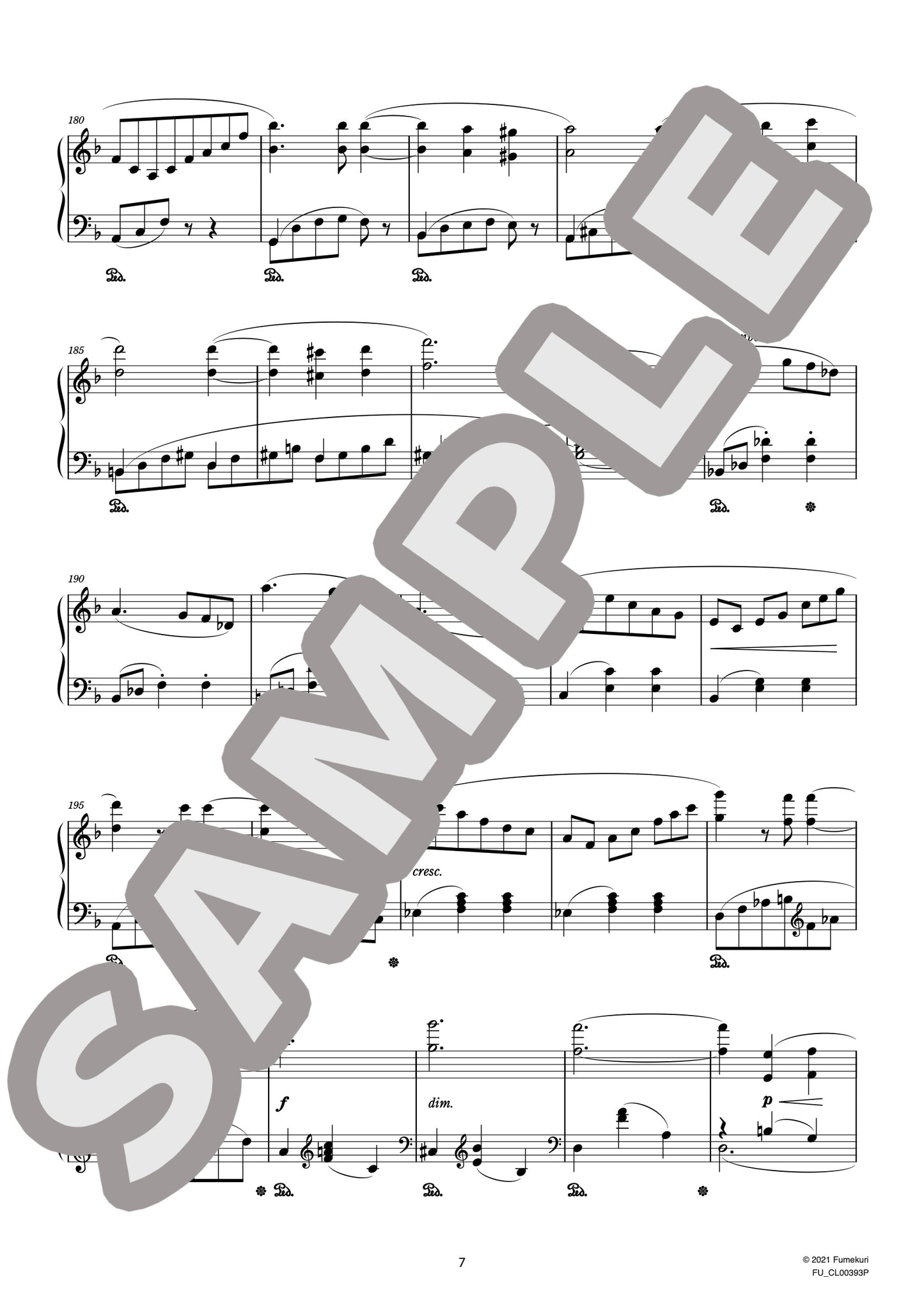 3つのピアノ曲 作品53 第1曲 奇想的円舞曲（BRÜLL) / クラシック・オリジナル楽曲【中上級】